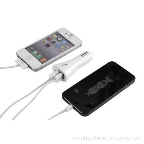 Car charger, dual output, 3A